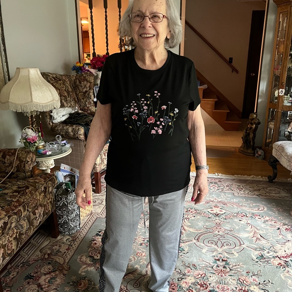 Wildflowers tee (mom is 94)